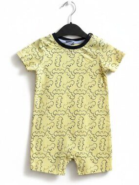 Batman Yellow Short Sleeve Romper 12-18 Months